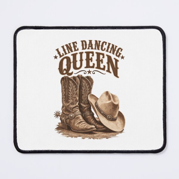 Item preview, Line Dancing Queen Vintage Cowboy Boots Western Retro Rodeo Country Line Dance designed and sold by ZIGLWORKS.