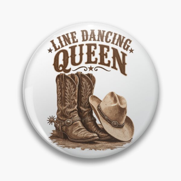 Item preview, Line Dancing Queen Vintage Cowboy Boots Western Retro Rodeo Country Line Dance designed and sold by ZIGLWORKS.