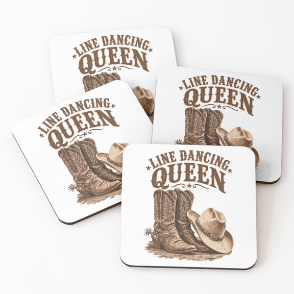 Item preview, Line Dancing Queen Vintage Cowboy Boots Western Retro Rodeo Country Line Dance designed and sold by ZIGLWORKS.