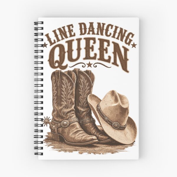Item preview, Line Dancing Queen Vintage Cowboy Boots Western Retro Rodeo Country Line Dance designed and sold by ZIGLWORKS.