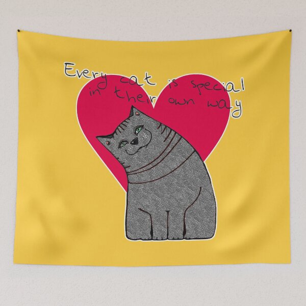 Item preview, Every cat is special in their own way! (Kiekeboekat Edition) happy yellow designed and sold by Kiekeboekat.