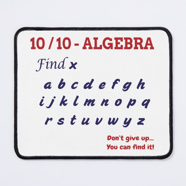 Item preview, 10/10 - Algebra designed and sold by ZSA Futuristic Art.