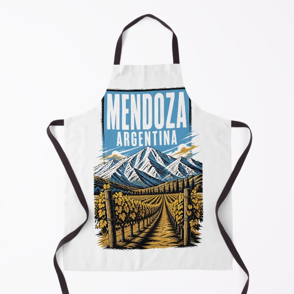 Item preview, Mendoza Argentina Vintage Travel Tourism Poster designed and sold by TravelersGems.