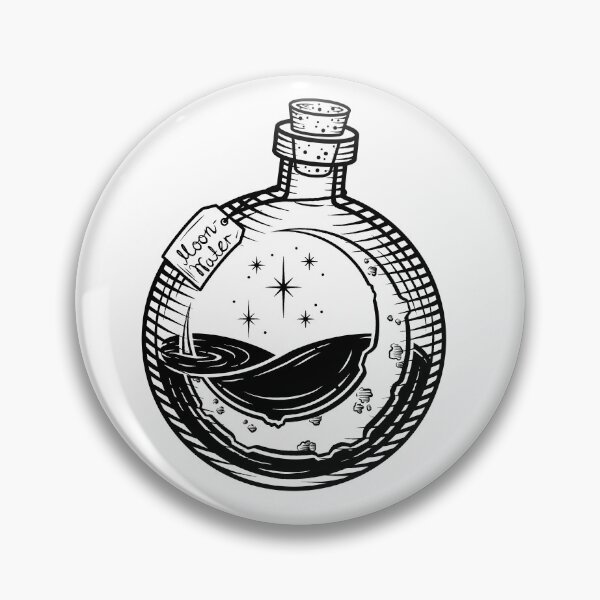Item preview, bottle of moonwater designed and sold by wolkentanzer.