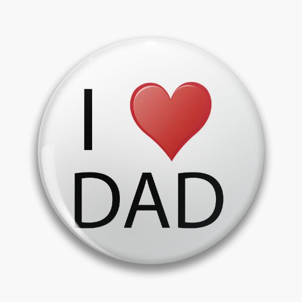 Item preview, I Love Dad Red Heart Graphic designed and sold by AyaanArtStudio.