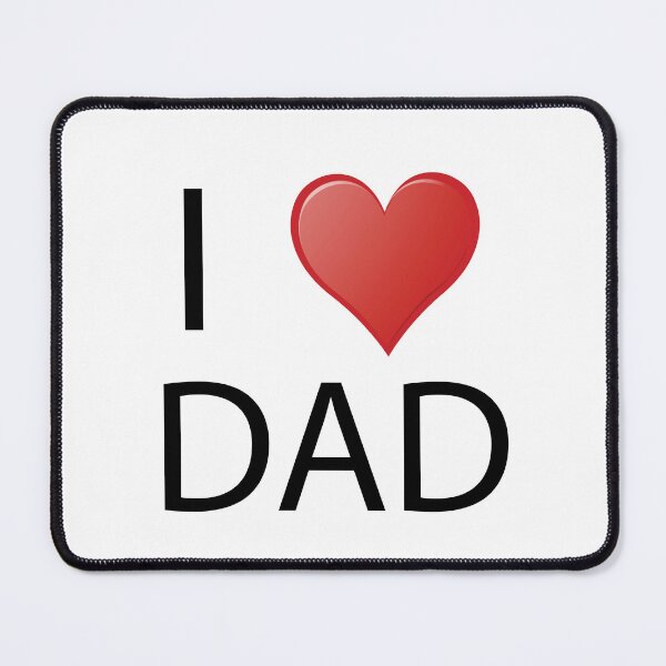 Item preview, I Love Dad Red Heart Graphic designed and sold by AyaanArtStudio.