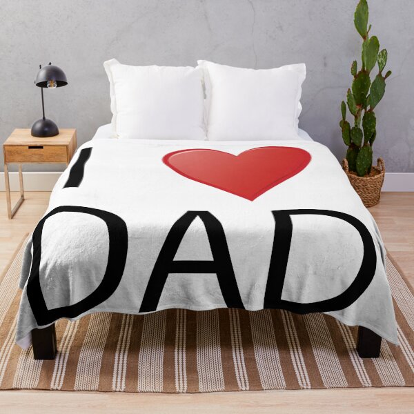 Item preview, I Love Dad Red Heart Graphic designed and sold by AyaanArtStudio.