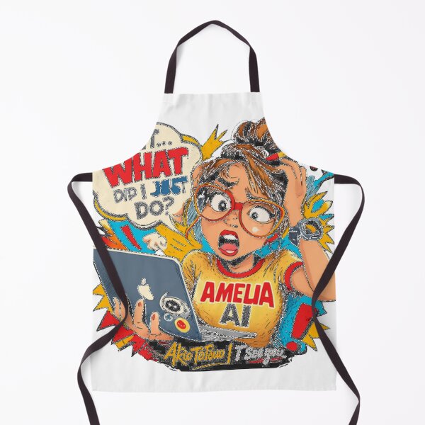 Item preview, Funny Amelia Ai Schoolgirl Meme Relatable Programm designed and sold by WhiteRave.