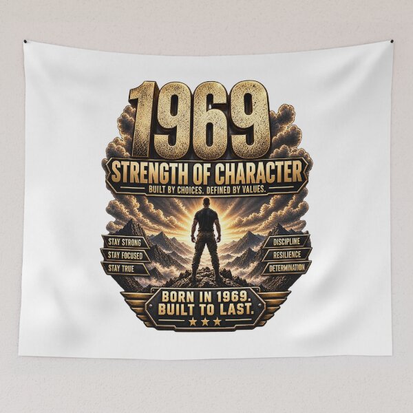Item preview, Born in 1969 Strength of Character designed and sold by JMDG Studio.