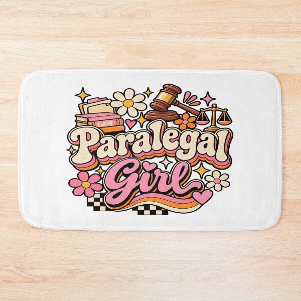 Item preview, Retro Groovy Paralegal Girl 70s Aesthetic Legal designed and sold by Uniqueauraaprints.