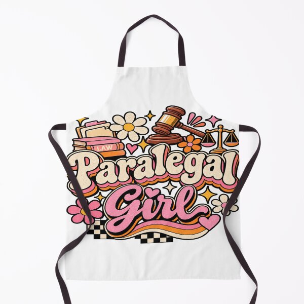 Item preview, Retro Groovy Paralegal Girl 70s Aesthetic Legal designed and sold by Uniqueauraaprints.
