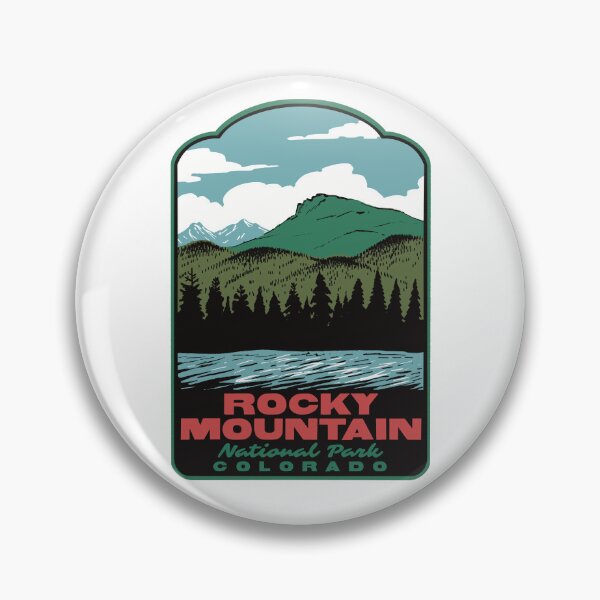 Item preview, Lily Lake Rocky Mountain National Park Retro Travel Art designed and sold by HalpinDesign.