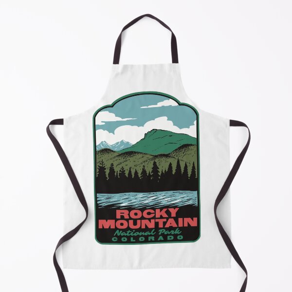 Item preview, Lily Lake Rocky Mountain National Park Retro Travel Art designed and sold by HalpinDesign.