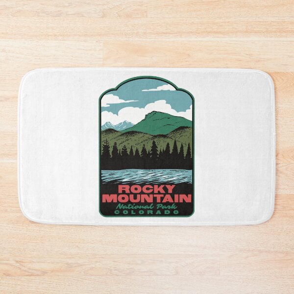 Item preview, Lily Lake Rocky Mountain National Park Retro Travel Art designed and sold by HalpinDesign.