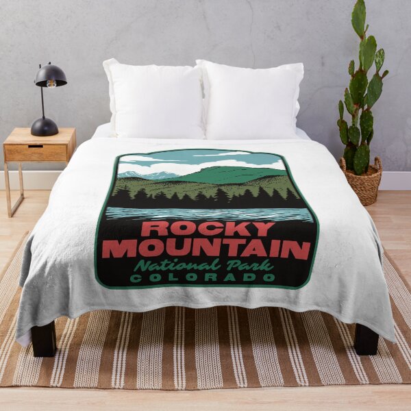 Item preview, Lily Lake Rocky Mountain National Park Retro Travel Art designed and sold by HalpinDesign.