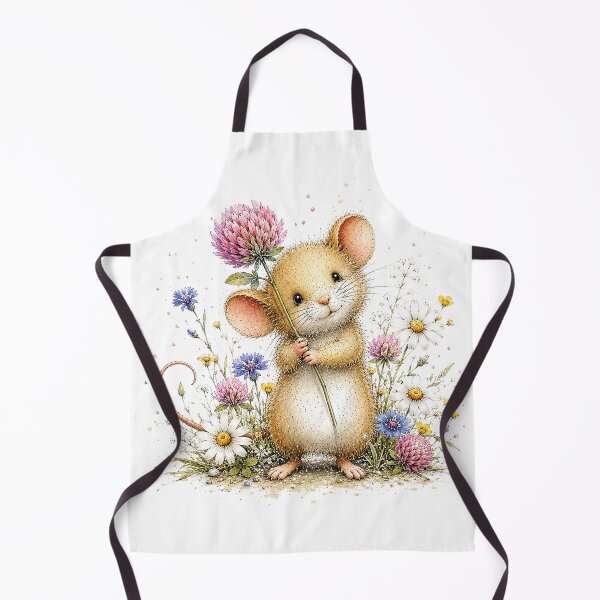 Item preview, Cute Mouse Holding a Flower designed and sold by PetalGarden.