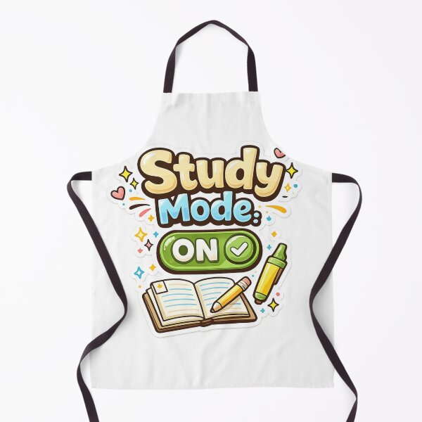 Item preview, Study Mode On Cute Student Sticker designed and sold by Genzfirevibes.