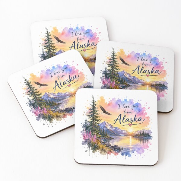 Item preview, Alaskan Dawn of Love: Sunrise Across the Last Frontier designed and sold by BlissBlvdShop.