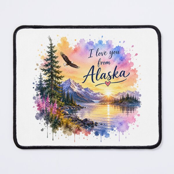 Item preview, Alaskan Dawn of Love: Sunrise Across the Last Frontier designed and sold by BlissBlvdShop.