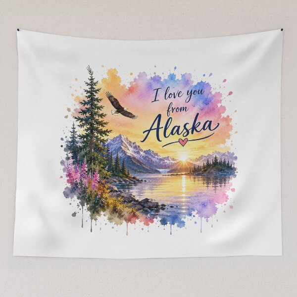 Item preview, Alaskan Dawn of Love: Sunrise Across the Last Frontier designed and sold by BlissBlvdShop.