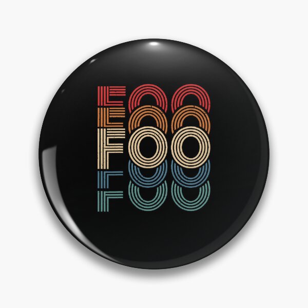Item preview, Retro Vintage FOO Rock Band Graphic, Foo Fan Inspired Design designed and sold by OddPopARt.