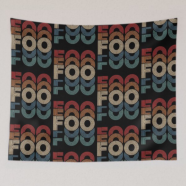 Item preview, Retro Vintage FOO Rock Band Graphic, Foo Fan Inspired Design designed and sold by OddPopARt.