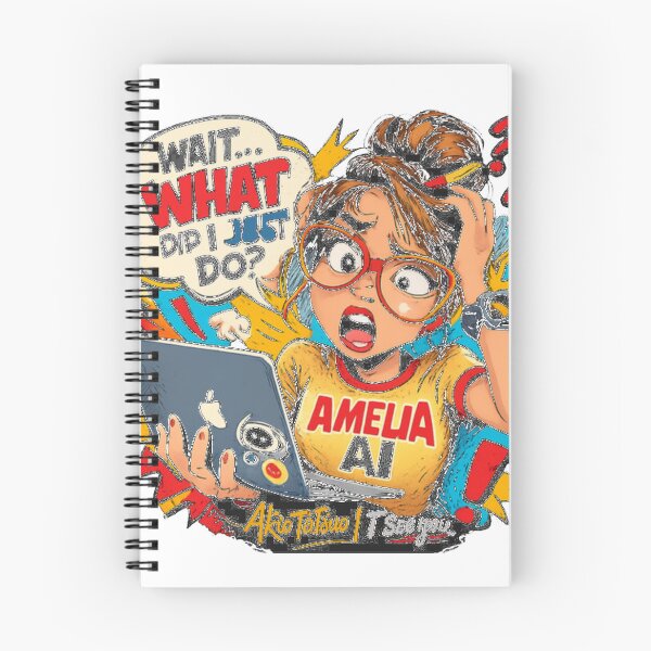 Item preview, Funny Amelia Ai Schoolgirl Meme Relatable Programm designed and sold by Duyena.