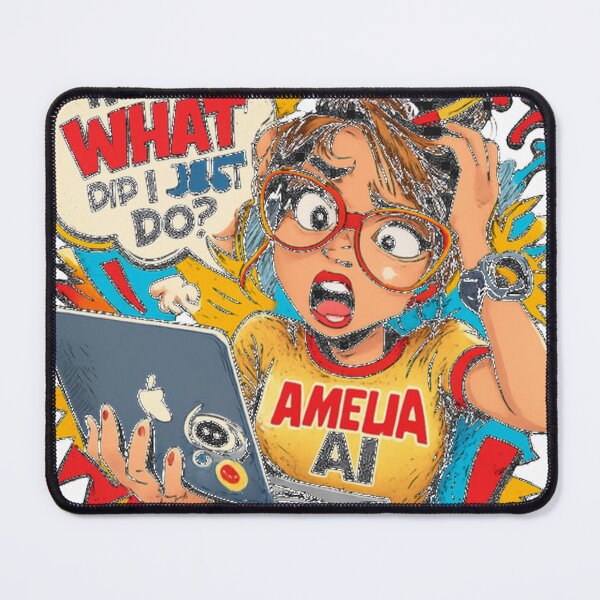 Item preview, Funny Amelia Ai Schoolgirl Meme Relatable Programm designed and sold by Duyena.