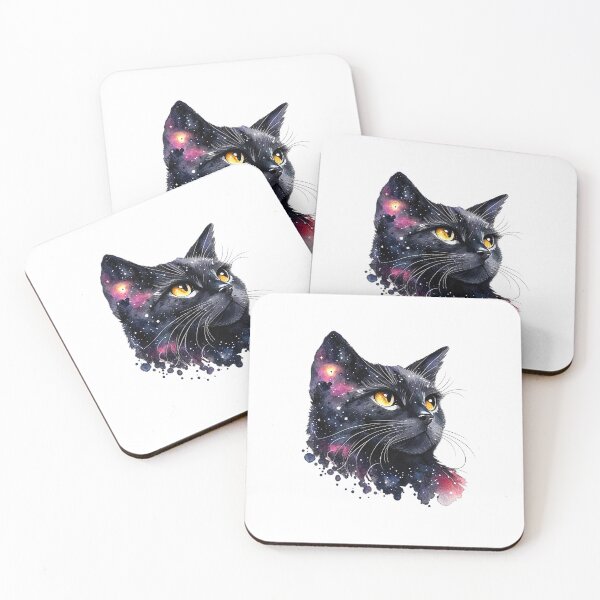 Item preview, cosmic space cat designed and sold by Menna2030.