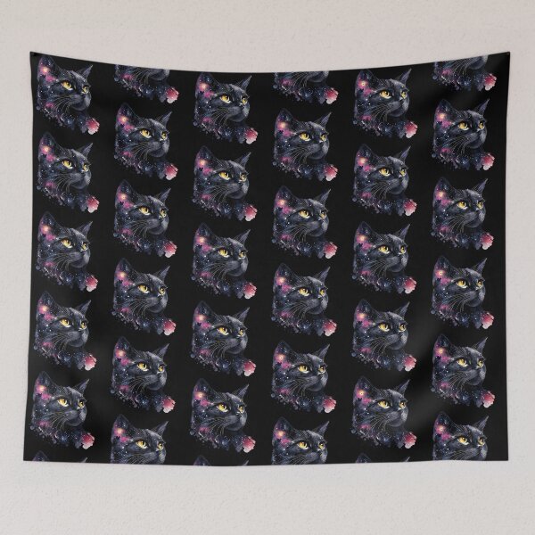 Item preview, cosmic space cat designed and sold by Menna2030.