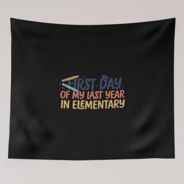 Item preview, First Day Of My Last Year In Elementary School Year Proud Student School Milestone Design designed and sold by ByPawel.