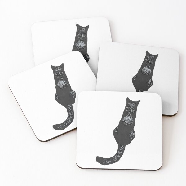 Item preview, Black cat back designed and sold by Tiger's Eye Books.