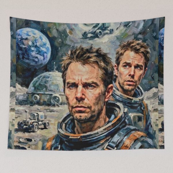Item preview, Moon Sci-Fi Fine Art Tribute designed and sold by Art's Diner.
