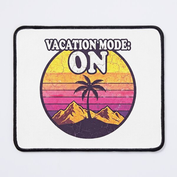 Item preview, Retro Sunset Vacation Mode On Vintage Palm Tree Summer 70s Travel designed and sold by Prithbyshop.