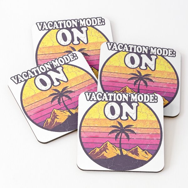 Item preview, Retro Sunset Vacation Mode On Vintage Palm Tree Summer 70s Travel designed and sold by Prithbyshop.