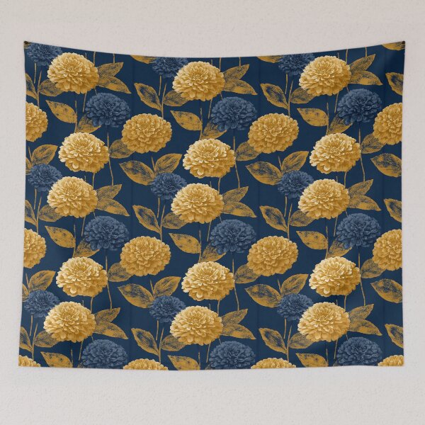 Item preview, Whimsical Zinnia Floral  - Botanical Garden Pattern - Christmas Gifts For Men designed and sold by RoyalStarsPatts.