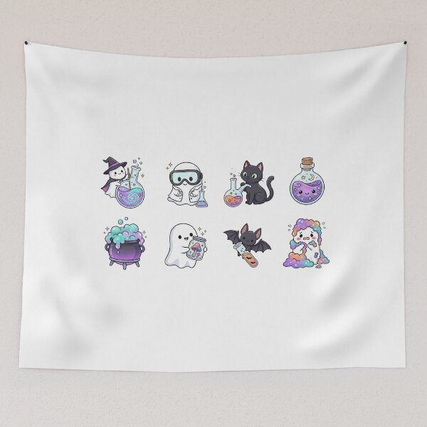 Item preview, Cute Halloween Magic Potion Sticker Set designed and sold by SassyArtistry.