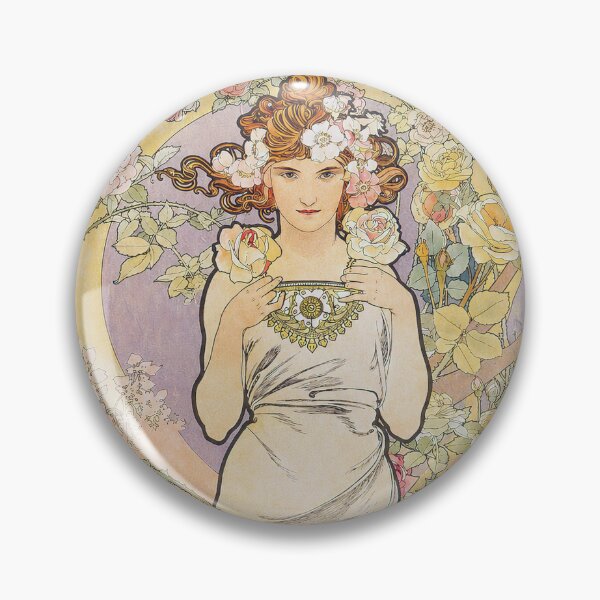 Item preview, Alphonse Mucha The Flowers Rose designed and sold by maniacfitness.