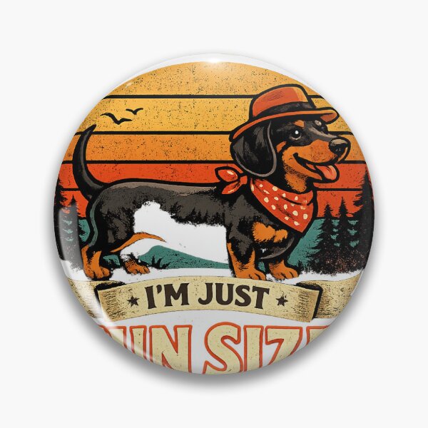 Item preview, Fun-Sized Dachshund Retro Poster designed and sold by BuyOneFree.