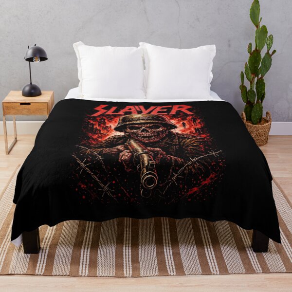 Item preview, Slayer: Skeleton Soldier Thrash Metal Artwork designed and sold by interdesigner.