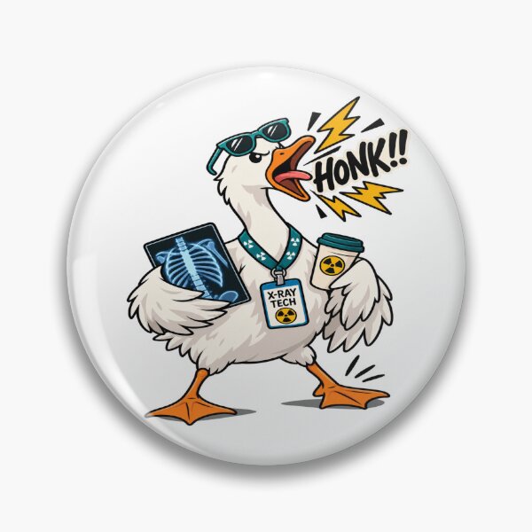 Item preview, Minimalist Radiologic Technologist Goose Chaotic Rad Tech designed and sold by Uniqueauraaprints.