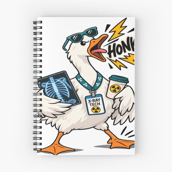 Item preview, Minimalist Radiologic Technologist Goose Chaotic Rad Tech designed and sold by Uniqueauraaprints.