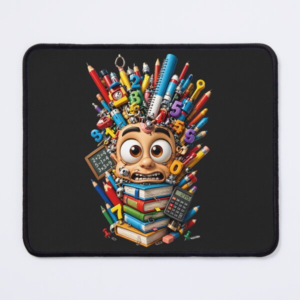 Item preview, Back to School Crazy Math Monster designed and sold by Les-Ink-Studio.