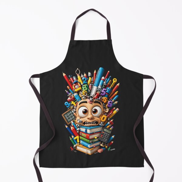 Item preview, Back to School Crazy Math Monster designed and sold by Les-Ink-Studio.