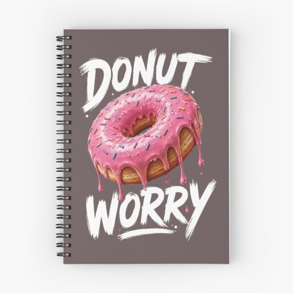 Item preview, Donut Worry Cute Pink Dripping Donut Funny Pun Dessert Lover Aesthetic Design designed and sold by MysticForge Studio.