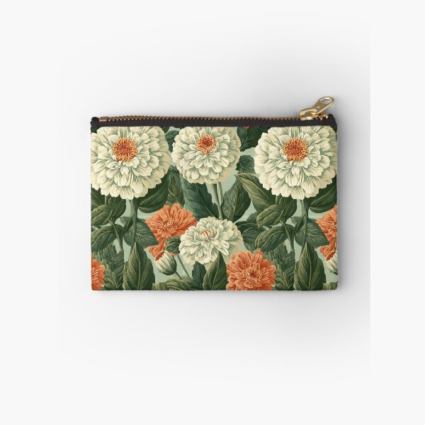 Item preview, Lush Zinnia Floral  - Birthday Flower Pattern - Christmas Gifts For Wife designed and sold by RoyalStarsPatts.