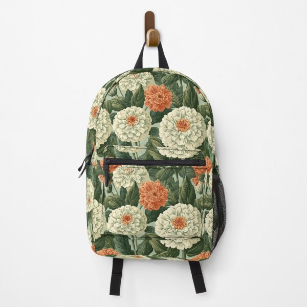 Item preview, Lush Zinnia Floral - Birthday Flower Pattern - Christmas Gifts For Wife designed and sold by RoyalStarsPatts.