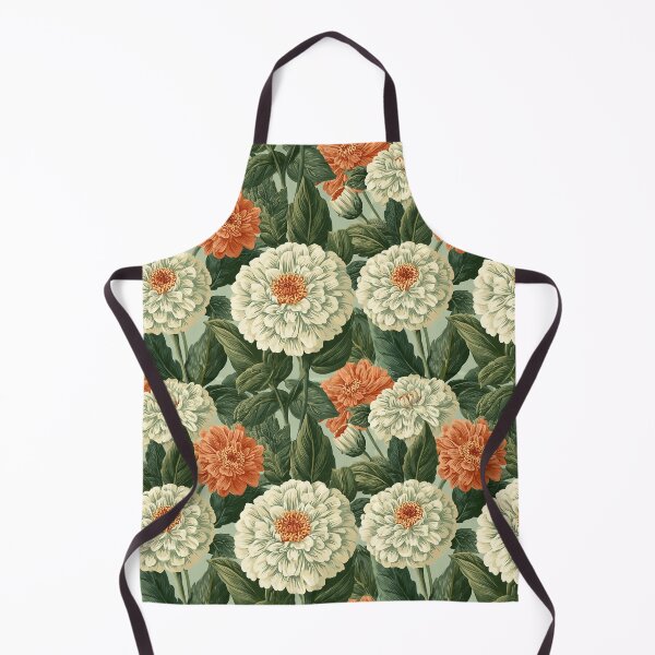 Item preview, Lush Zinnia Floral - Birthday Flower Pattern - Christmas Gifts For Wife designed and sold by RoyalStarsPatts.
