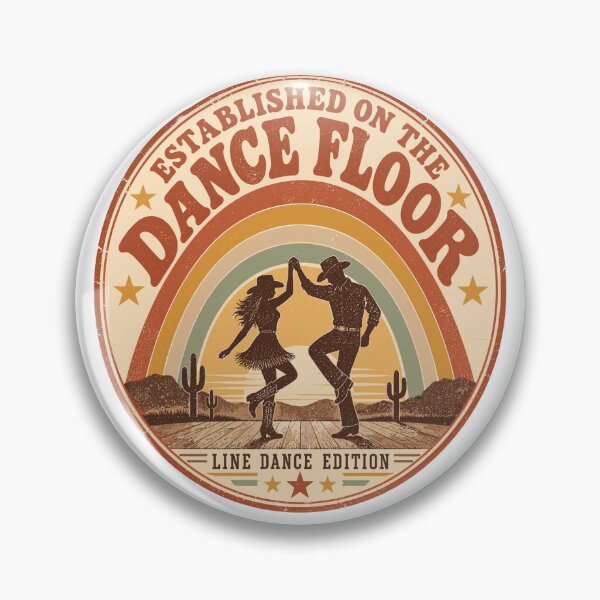 Item preview, Established On The Dance Floor Retro Rainbow Line Dance 70s Vintage Country Western designed and sold by ZIGLWORKS.