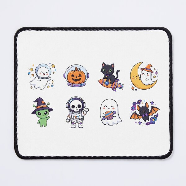 Item preview, Cute Halloween Magical Character Sticker Set designed and sold by SassyArtistry.